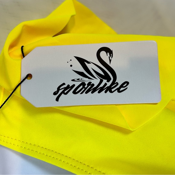 NWT Womens 2 Piece Flutter Top and High Waist Shorts Pin-Up Girl Swimsuit Medium - Picture 5 of 12